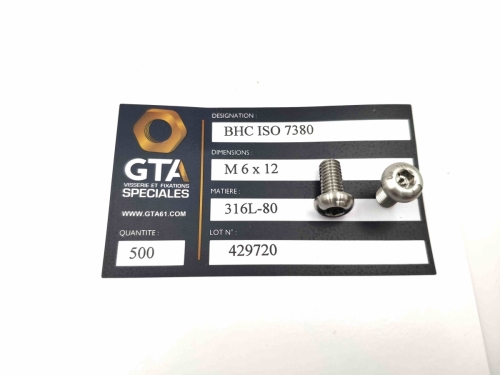 BHC ISO 7380 - 316L-80 -GTA