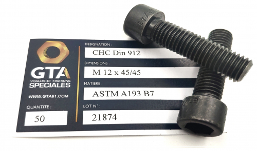 CHC Din 912 ASTM A193 B7 -GTA