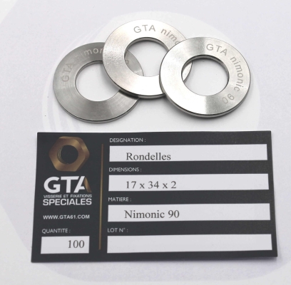 Rondelle Nimonic 90 -GTA