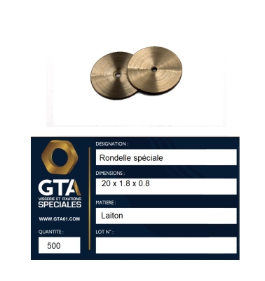 Rondelle spéciale Laiton -GTA