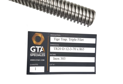 Tige Trapez. triple filet -GTA